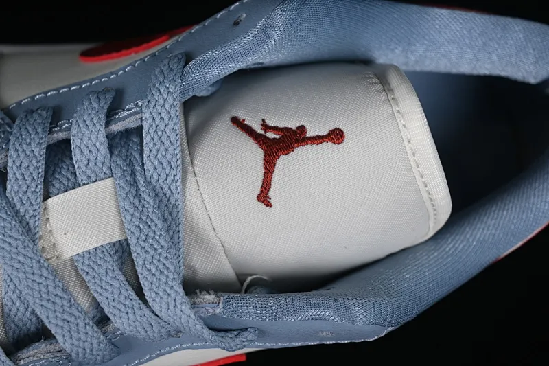 All categories Air Jordan Jordan series basketball shoes Air Jordan 1 Low G version pure original Air Jordan 1 Low AJ1 Joe 1 white blue red toe low-top cultural casual sneakers DC0774-164